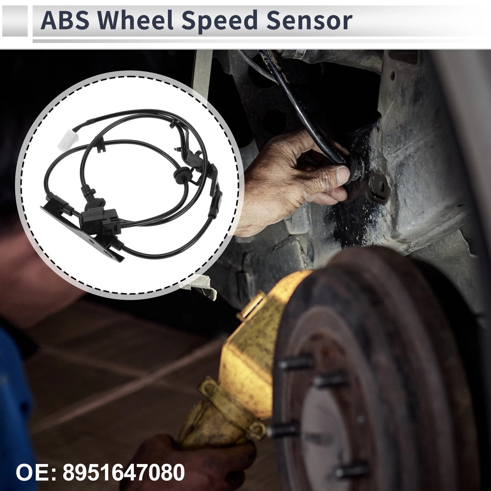 ABS Wheel Speed Sensor No. 8951647080 for Toyota Prius (2010–2011)