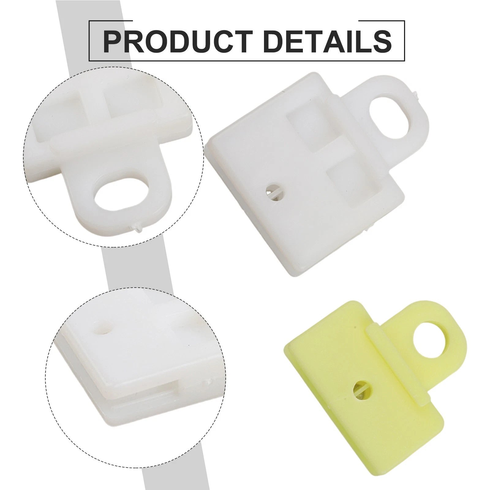 Set of 4 Door Glass Clips for Toyota Prius (2001–2003)
