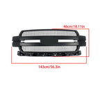 Front Upper Grille for Ford F-150 (2018–2020) Matte Black Platinum Style