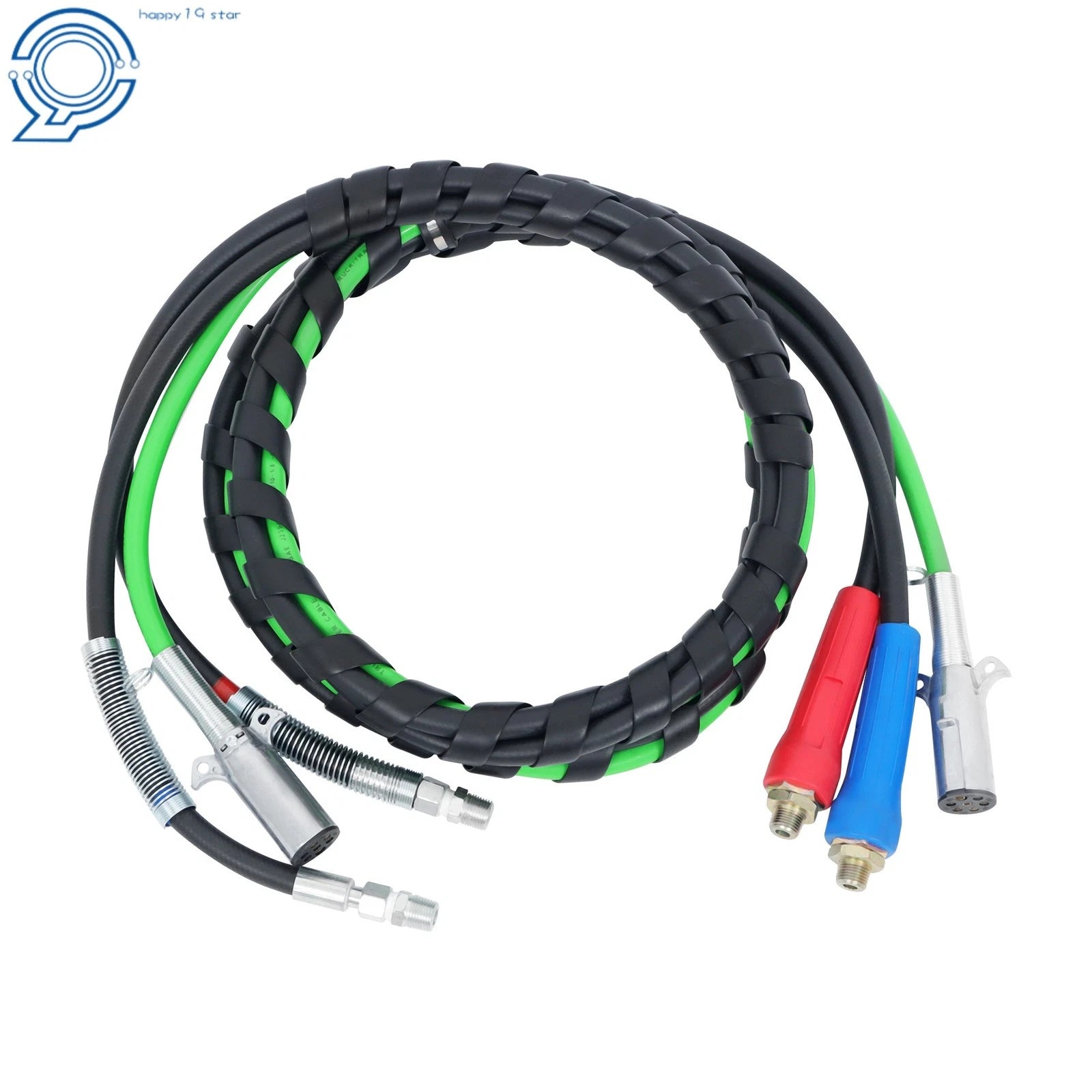 3X 12Ft Air Line Hose Assemblies for Semi Truck Tractor Trailer