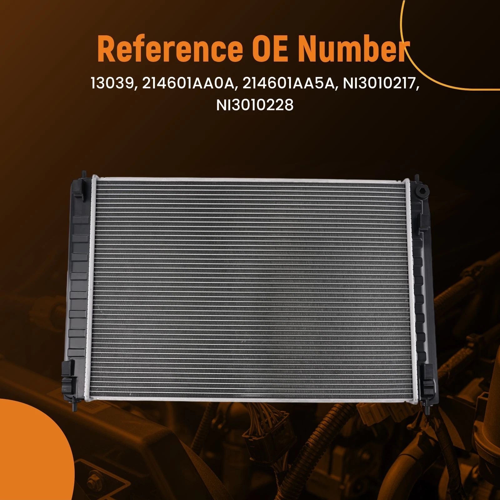 Cooling Radiator Assembly for Nissan Murano 3.5L (2008–2014) NI3010217 13039