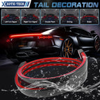 Carbon Fiber Style LED Tail Brake Light Bar for Universal (—)