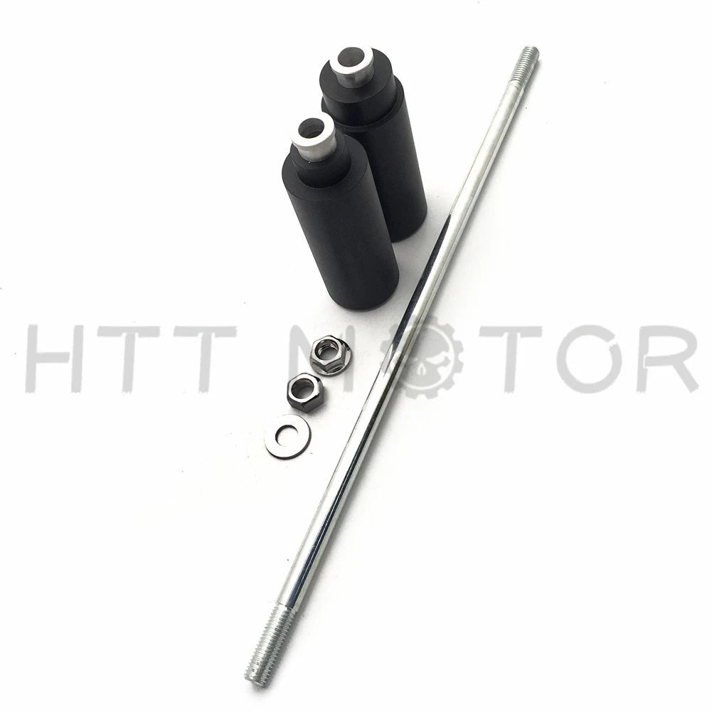 No Cut Black Frame Slider for Suzuki SV650 SV1000 DL650 DL1000 (All Years)