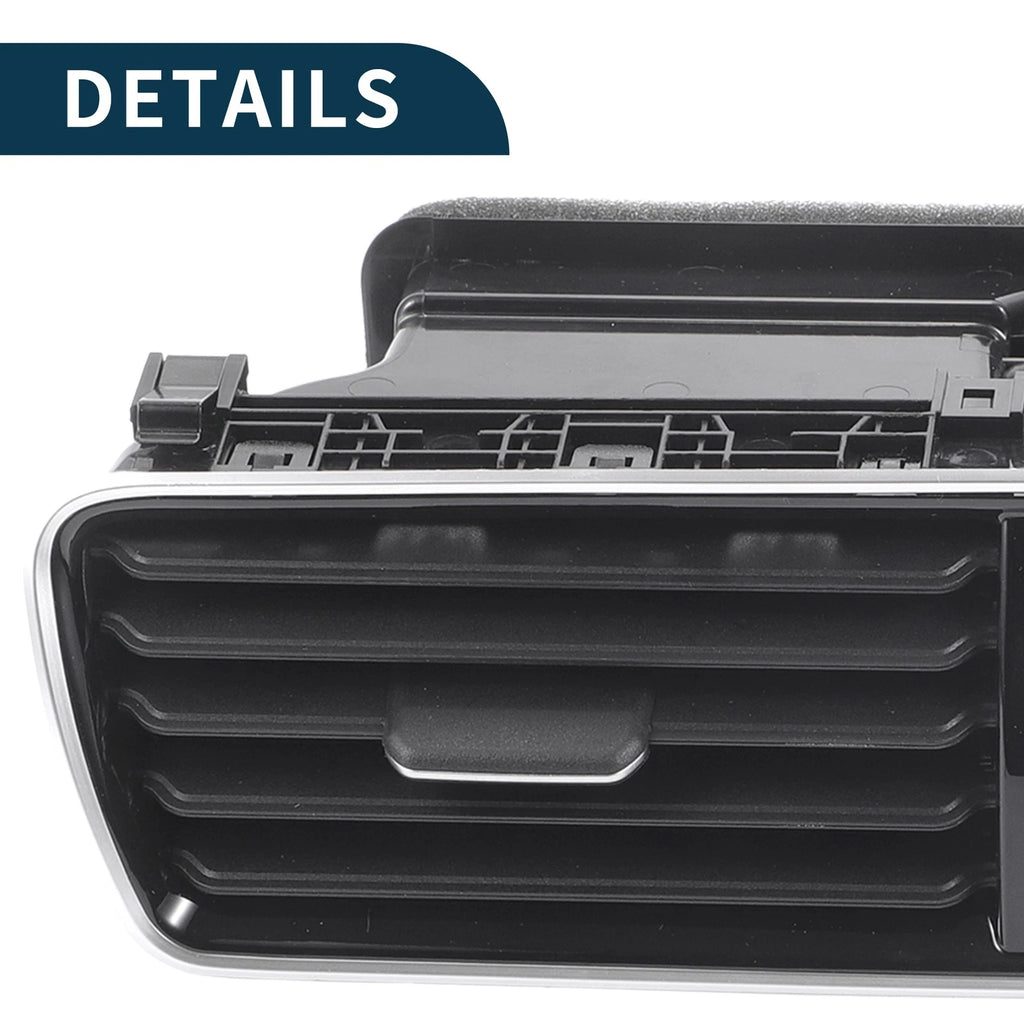 Center Dash A/C Outlet for Volkswagen Passat (2012–2019) 3AD819728A Black