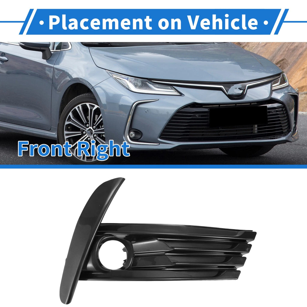 Front Right Fog Light Grill No. 8148102780 for Toyota Corolla (2017–2019)