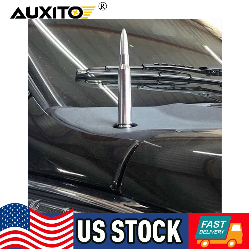 Silver Bullet Antenna for Chevy Silverado, Dodge Ram, Ford F150, F250 (2000–2023)