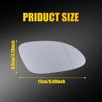 Heated Mirror Glass Right Side for Volkswagen Tiguan (2009–2017)