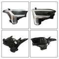 Headlight Projector for Toyota Tundra (2022–2023) Passenger Side LED Black Clear