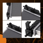 Cooling Radiator for Dodge Durango 5.7L (2015–2020) Cross Flow Aluminum