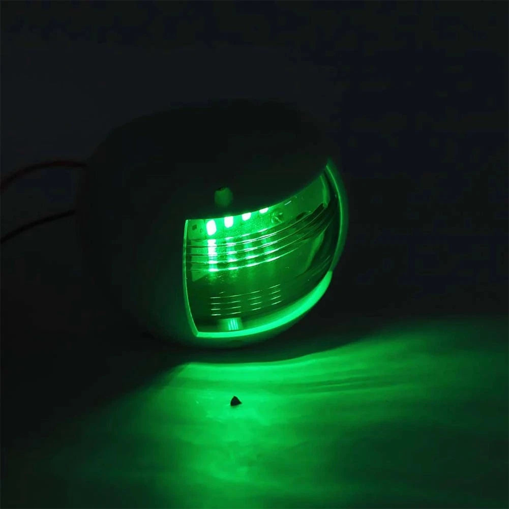 2X IP66 Waterproof Dual Color Marine Side Lights for Safe Night Boating