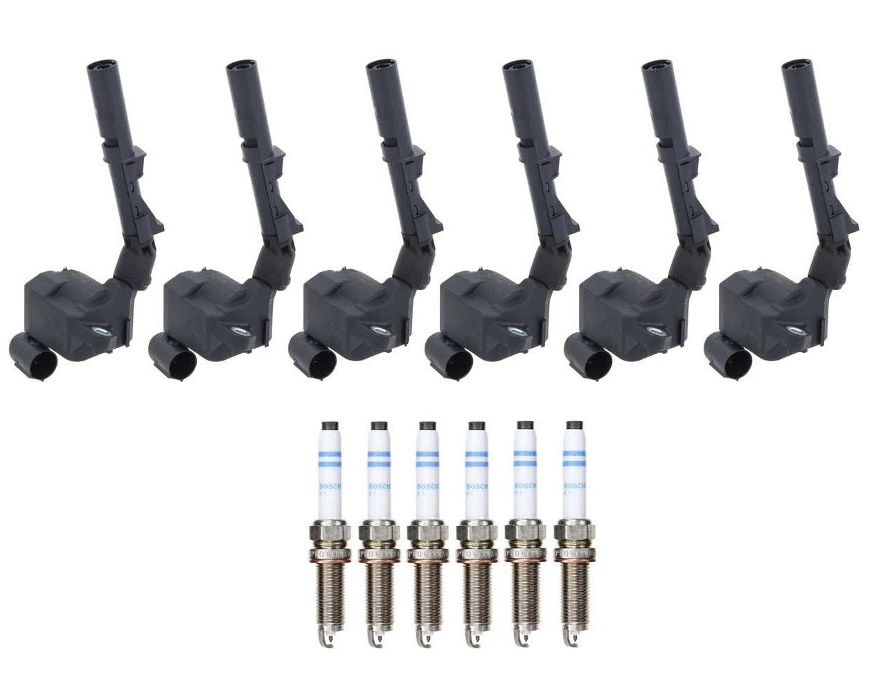 Bremi Ignition Coils & Bosch Spark Plugs Kit for Mercedes-Benz