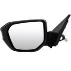 Driver Side View Mirror for Honda Civic (2016–2023) Manual Folding Power Black LH