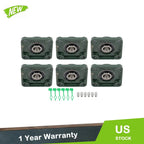 Set of 6 Pillow Block Square Flange Bearings