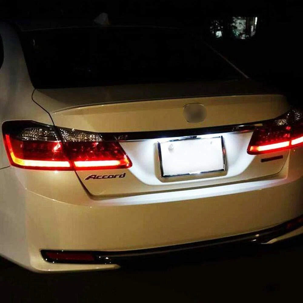 6000K White T10 168 194 2825 LED License Plate Light Bulbs for Domp Lamps (-)