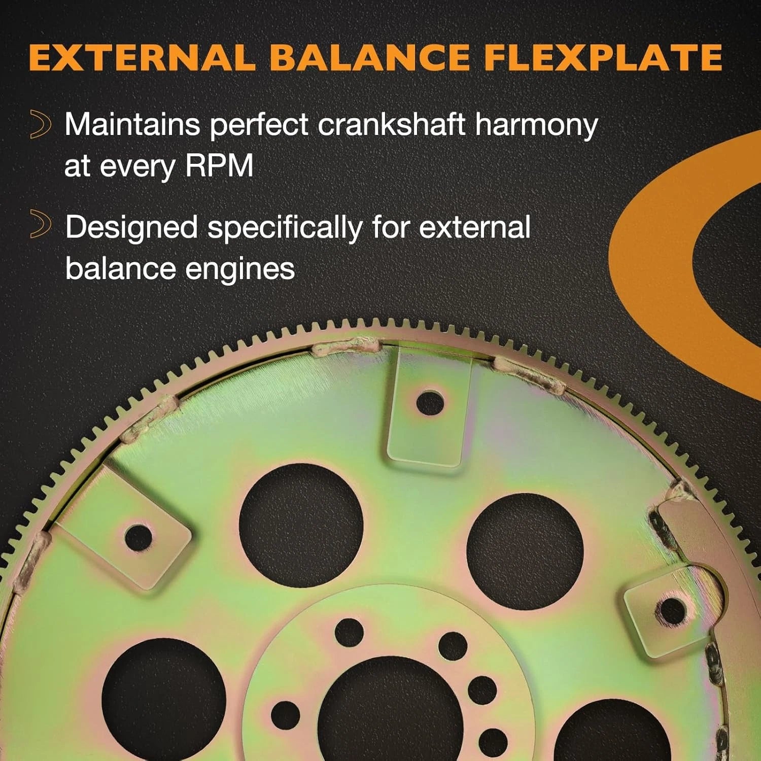 Flexplate 168 Teeth w/Bolts for Chevy 454 (1970–1990) - 1845400 Chromoly Steel