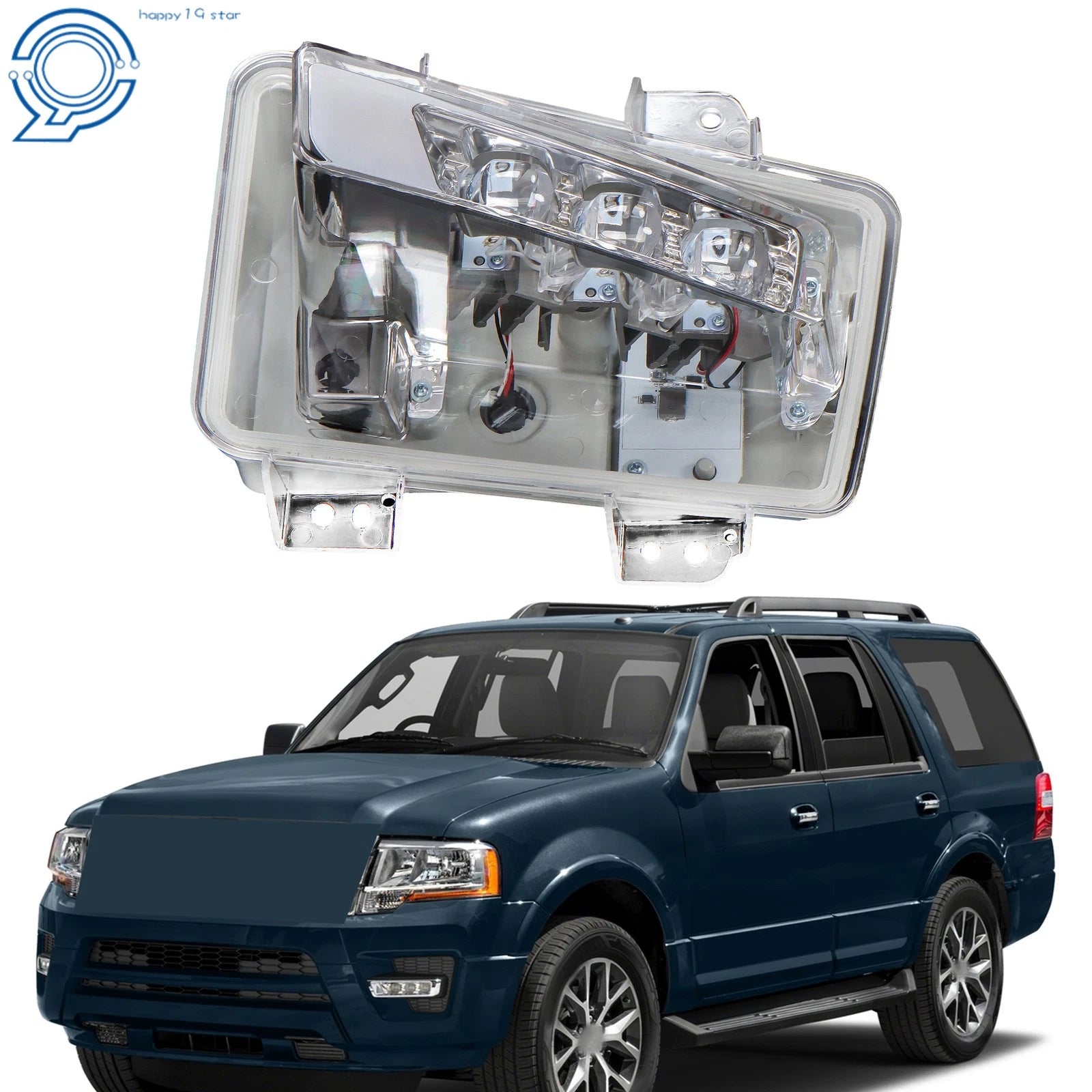 Driver Left LED Fog Light Assembly for Ford Expedition (2015–2017)