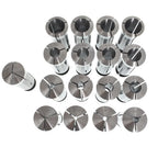 Set of 5C Round Collets for Various Lathes (1/16 - 1-1/16")