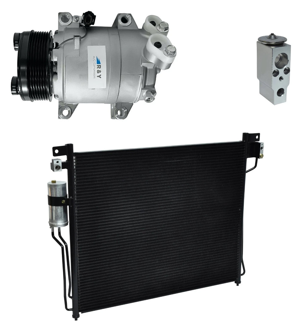 AC Compressor Kit With Condenser for Nissan Pathfinder 5.6L (2011–2011)