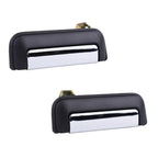 L+R Outer Door Handles Chrome Fits Mitsubishi Triton L200 UTE Truck 1996-05 DE