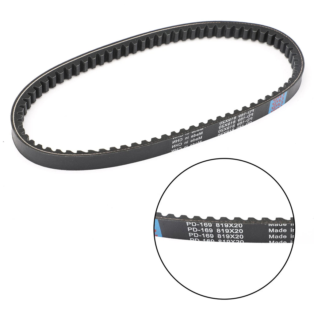 Drive Belt 819OC x 20W for Polaris Phoenix/Sawtooth 200 (2005–2019) P/N 0452496