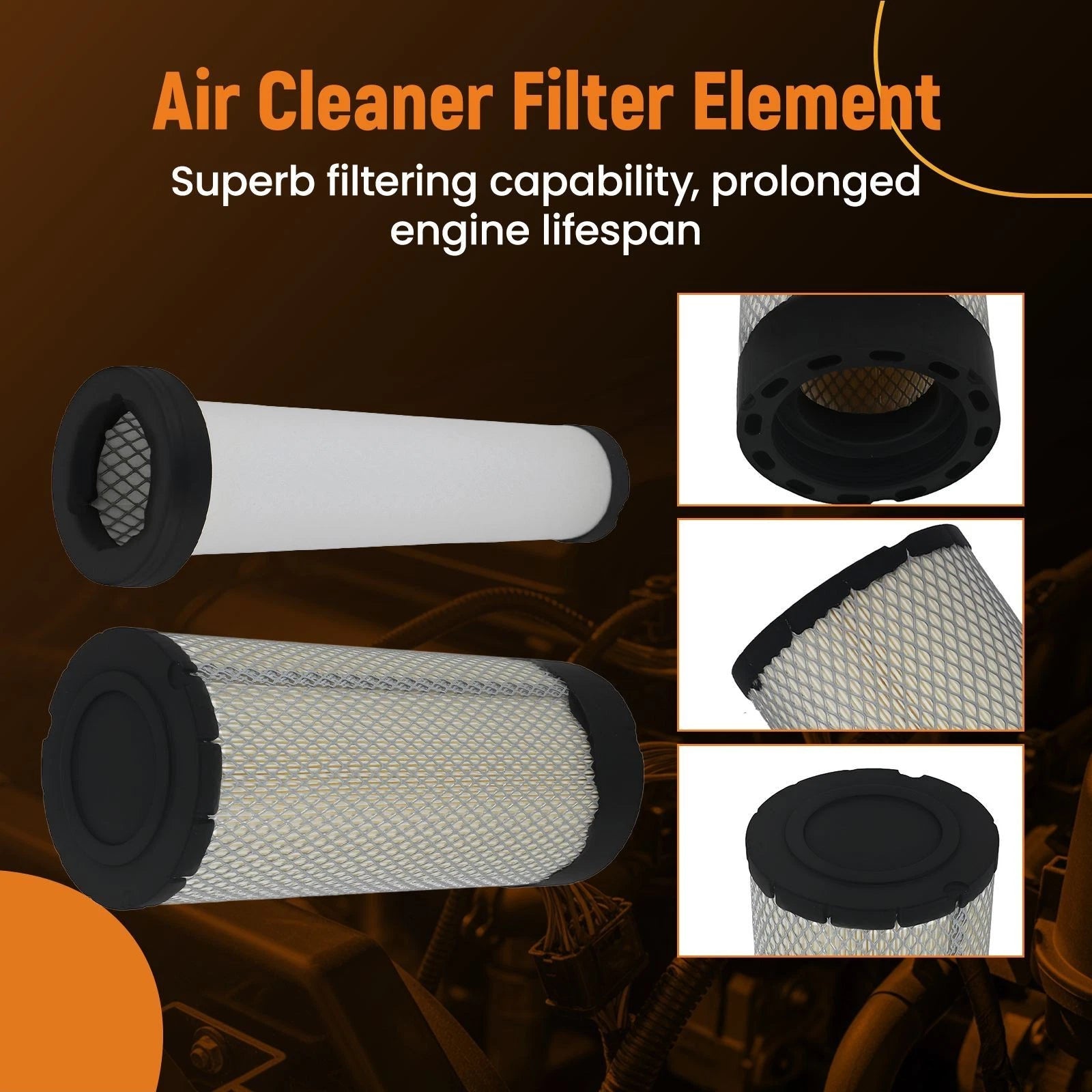 Heavy Duty Air Filter for John Deere 318E 318G 319E (RS30221 RS30220)