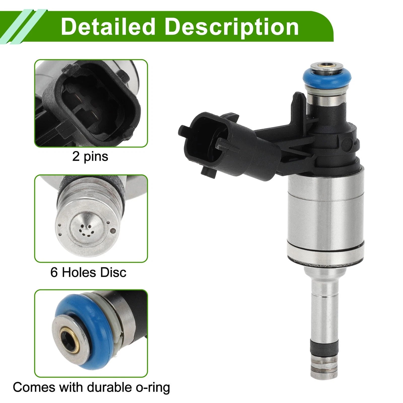 Fuel Injector No.F2GE9F593AA for Ford Edge 2.0T (2012–2014)