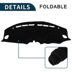 Dashboard Cover Mat for Suzuki Swift Sport (2017–2023) Black