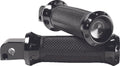 Performance Machine Footpegs for Overdrive Passenger (Black Ano)