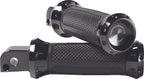 Performance Machine Footpegs for Overdrive Passenger (Black Ano)
