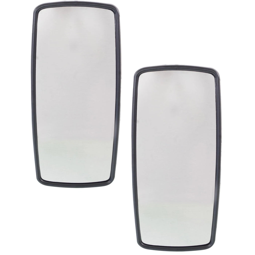Set of 2 Mirror Glass for Freightliner Columbia (2004–2016) with Backing Plate