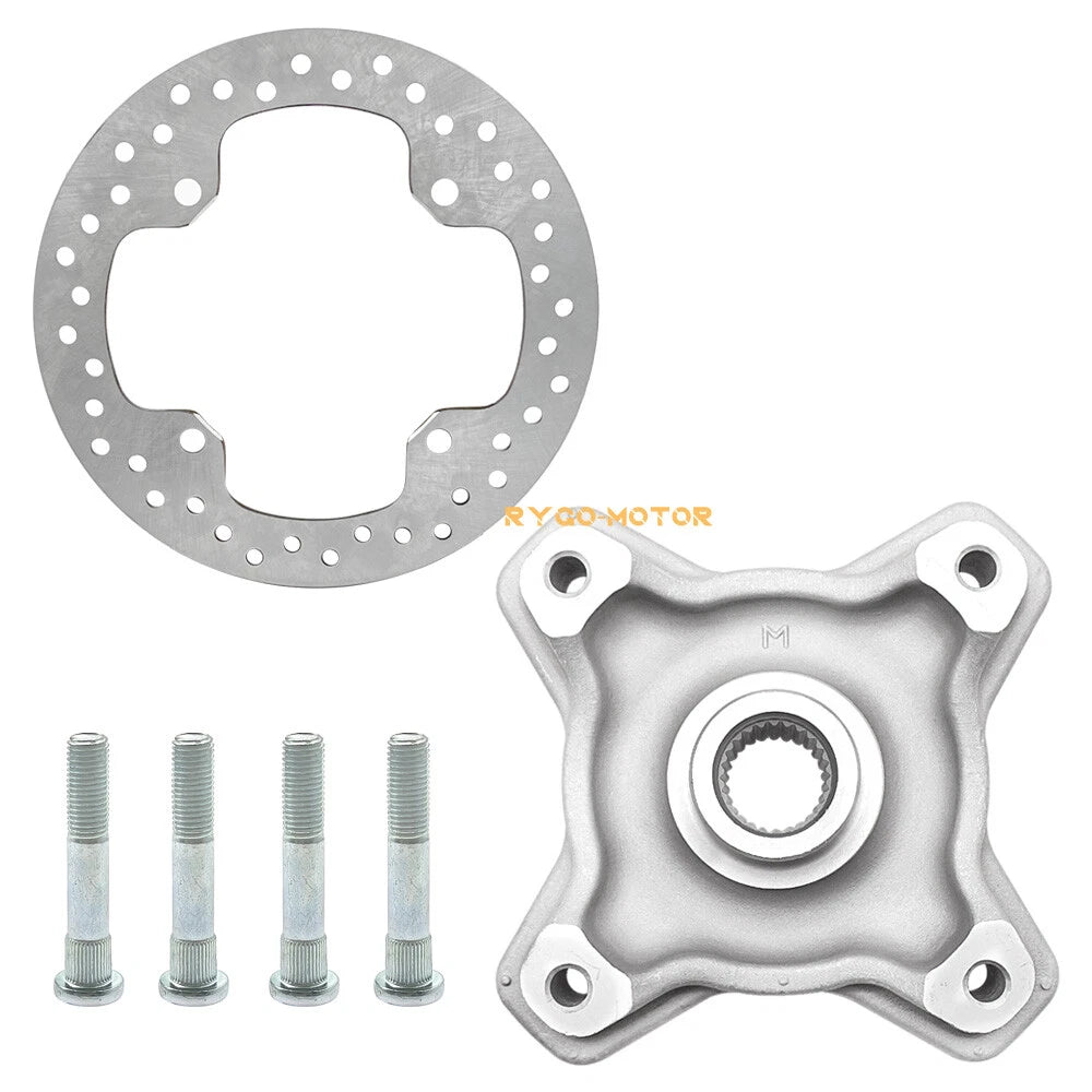 Front Wheel Hub & Brake Rotor Studs Kit for Polaris Scrambler 850/XP 850/XP 1000