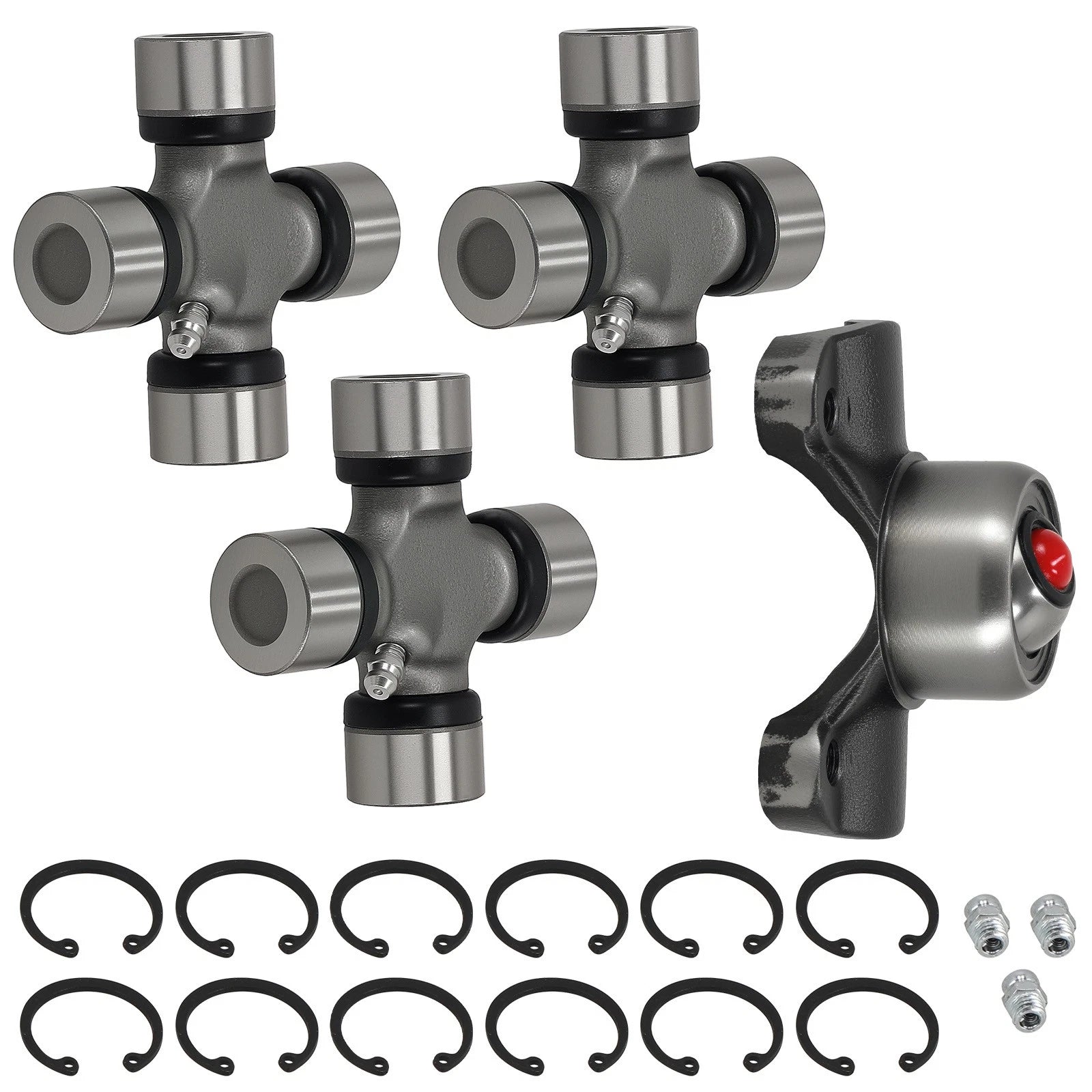 Universal Joints + Socket Yoke for Jeep Wrangler Cherokee XJ TJ (1994–2006) 211355X
