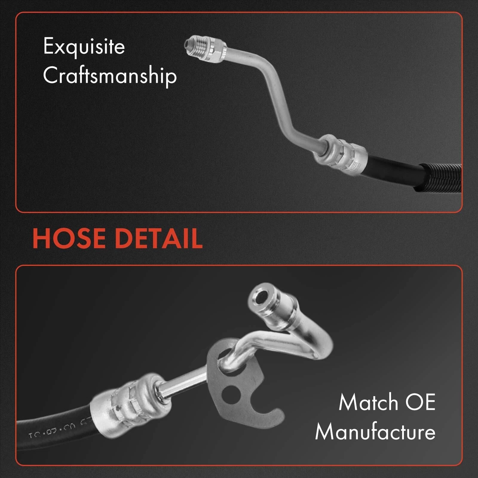 3X Power Steering Pressure & Return Line Hose for Ford F-150 (2005–2009)