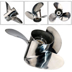 Stainless Steel Propeller 13 1/2x14 for Yamaha Outboard (50-115HP) + Hardware Kits