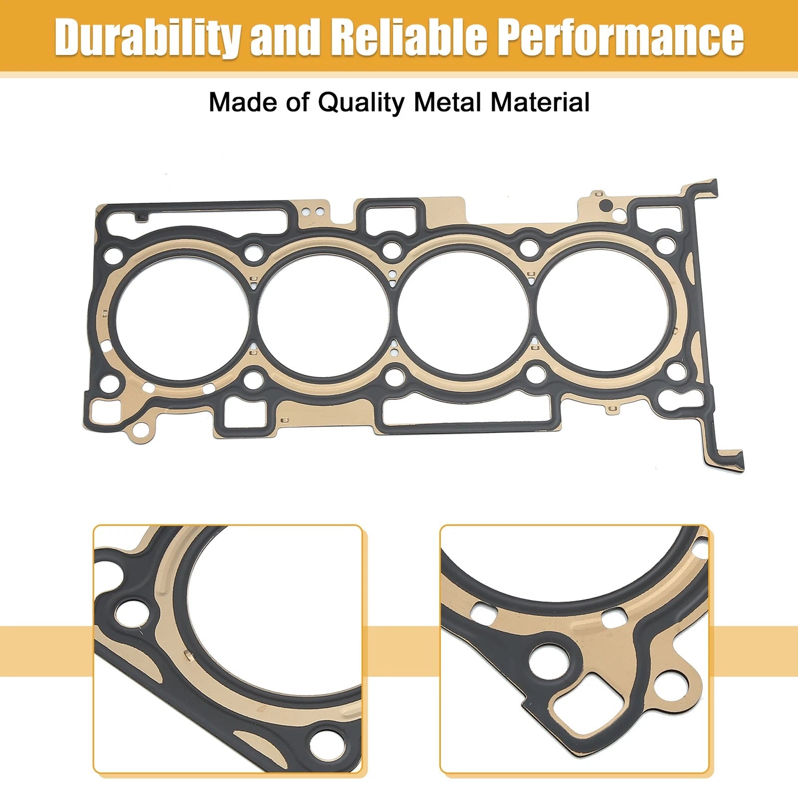 Cylinder Head Gasket for Hyundai Sonata (2015–2020) No. 22311-2GGB0 Black