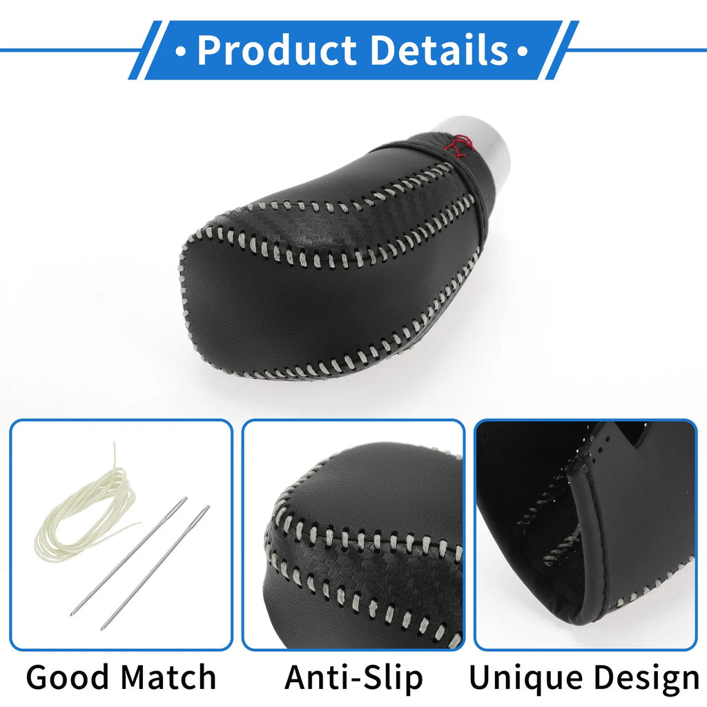 Gear Shift Knob Cover for Toyota Camry (2018–2023) Black Carbon Fiber