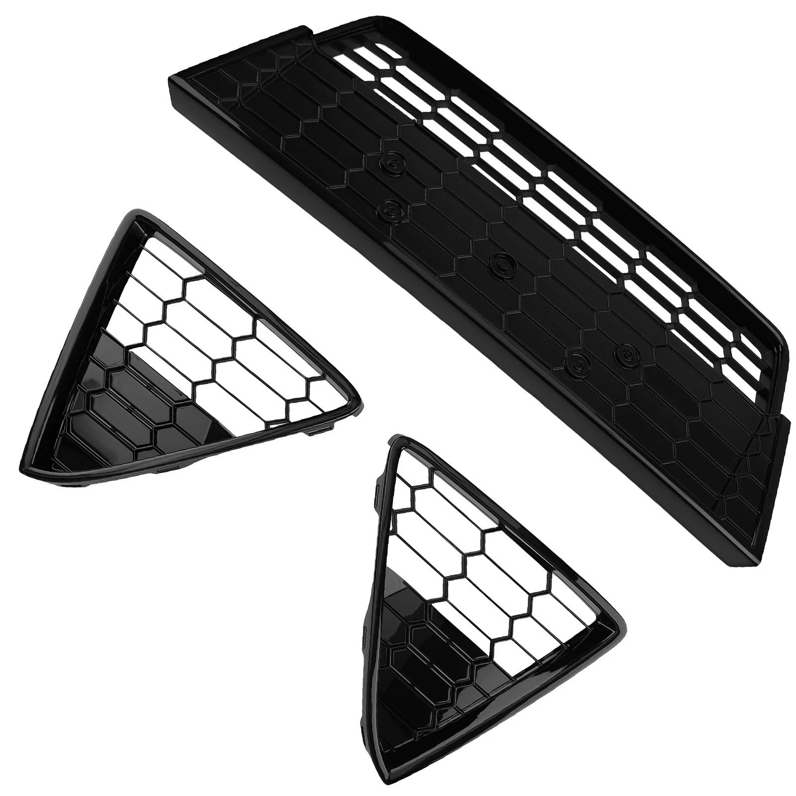 Black Front Grille Insert for Ford Focus (2012-2014)
