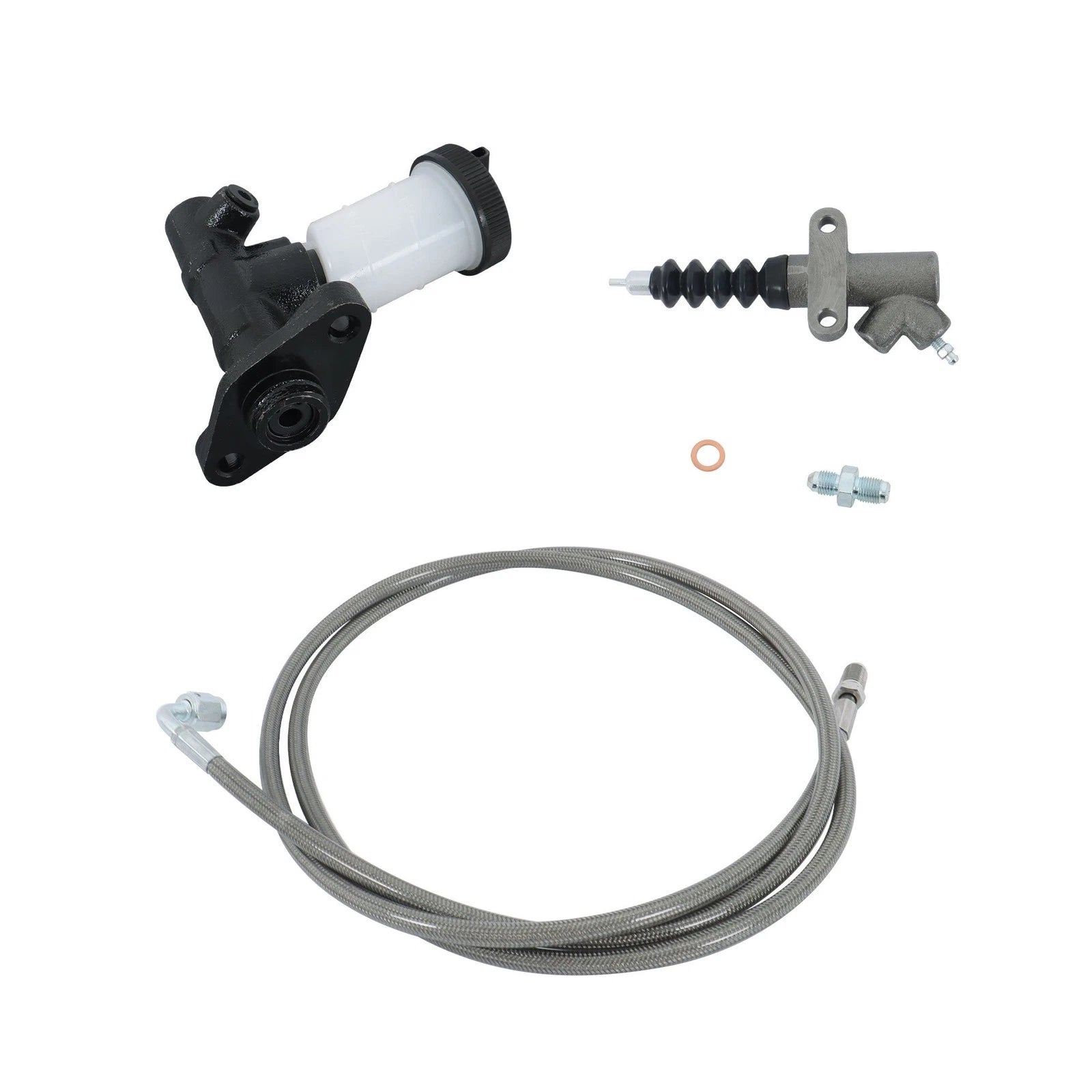 Master Cylinder & Stainless Clutch Line Kit for Mazda Miata (1990–2005)