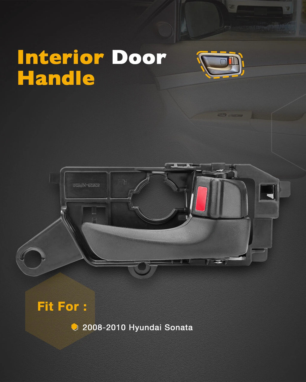 Front Right Passenger Side Door Handle for Hyundai Sonata (2008-2010)