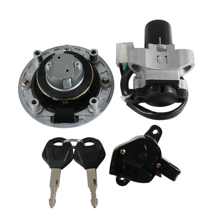 Ignition Key Switch Fuel Tank Cap Set for Suzuki GSF250 Bandit 250 (1992–1996)