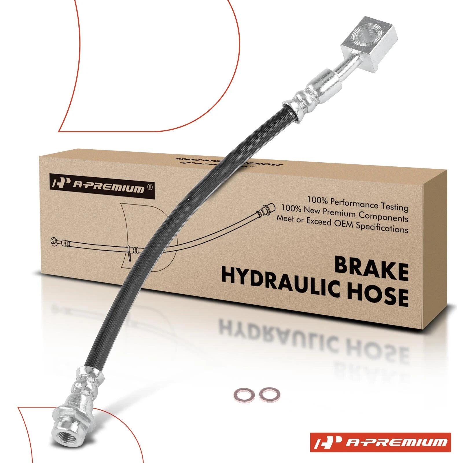 Rear Left Outer Brake Hydraulic Hose for Chevy Tahoe GMC Yukon (2000–2006)