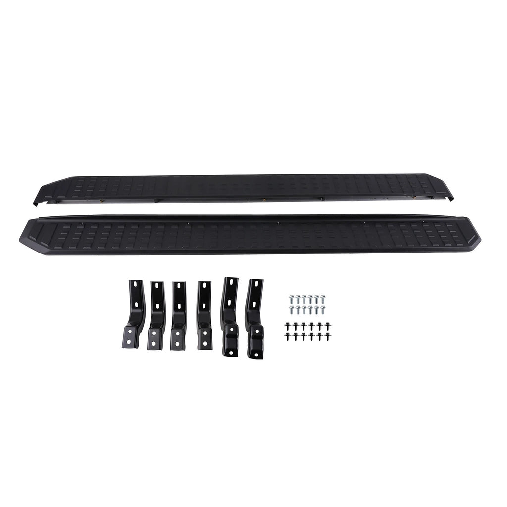 Black Running Board Side Steps for Toyota Land Cruiser (2024–2025)