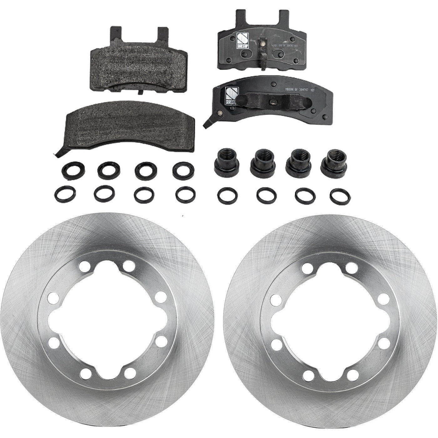 Brake Disc and Pad Kit for Chevrolet K1500 Suburban (1995–1999)