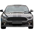 Stainless Black Mesh Grille Insert for Ford Mustang V8 GT (2015–2017)