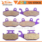 Front & Rear Carbon Fiber Brake Pads for Yamaha Rhino 660 (2004–2007)