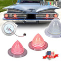 LED Red Tail Brake Light Clear Lens for Chevy Impala Bel Air Nomad (1960–1961)