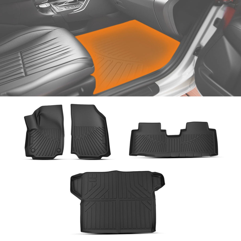 Carpet Floor Mats & Cargo Liner for Chevrolet Equinox (2018–2025) TPE Waterproof