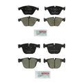 Set of 4 Bosch QuietCast Ceramic Disc Brake Pads for BMW E60 E63 E64 E65 E66 (2007–2010)