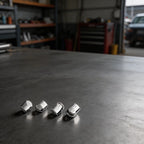 4X Zinc Alloy Shower Door Rollers for Home Tool (25mm Wheel)