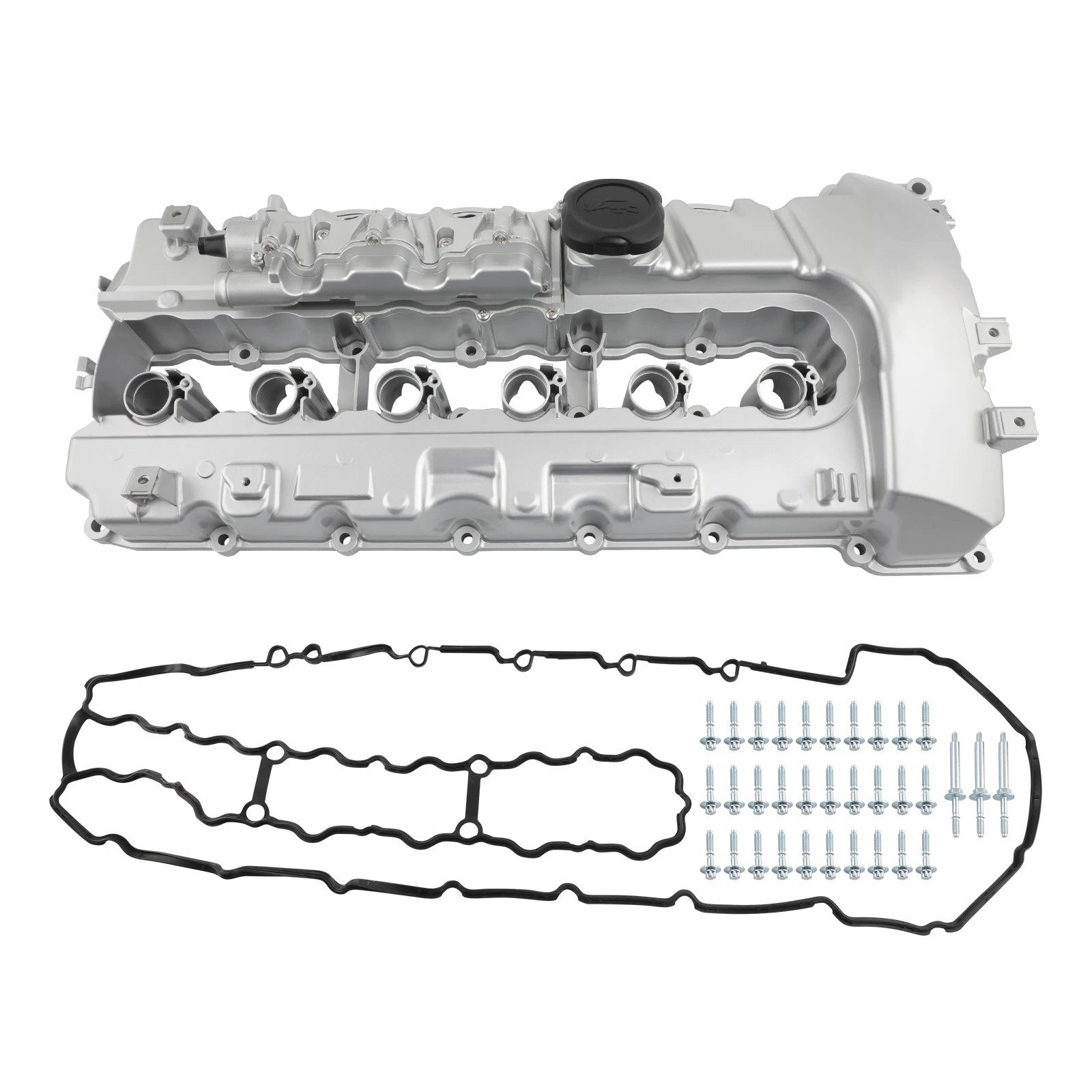 Aluminum Valve Cover w/ Gasket for BMW 135i 335i 535i 740i X6 Z4 (2006–2013) 11127565284